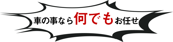 車の事なら何でもお任せ